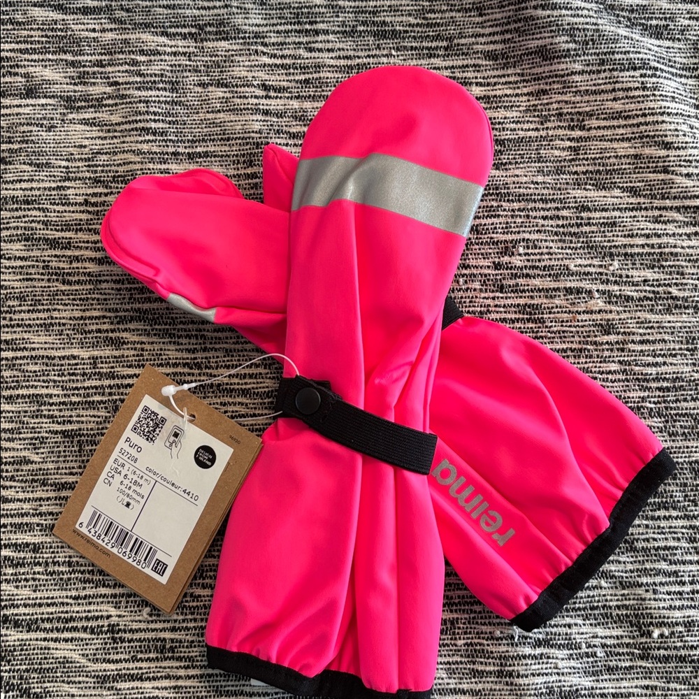 Reima waterproof rain mittens 6-18 months